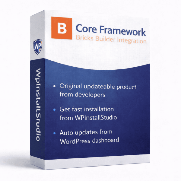 Core Framework Bricks Builder Integration