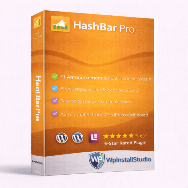 HashBar Pro - (WordPress Notification Bar Plugin)