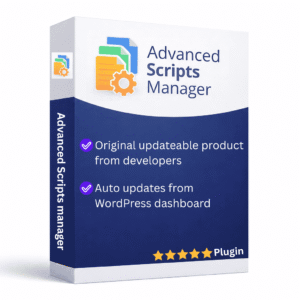 Advanced Scripts manager