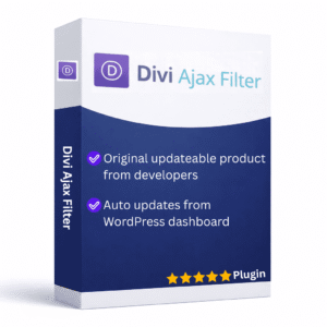 Divi Ajax Filter