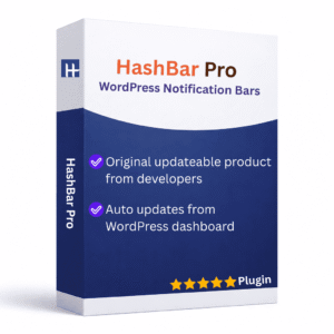 HashBar Pro - (WordPress Notification Bar Plugin)
