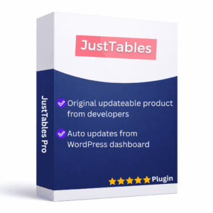 JustTables Pro - (WooCommerce Product Table)