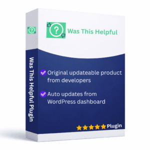 Was This Helpful Plugin